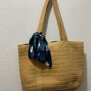 Draper James straw bag